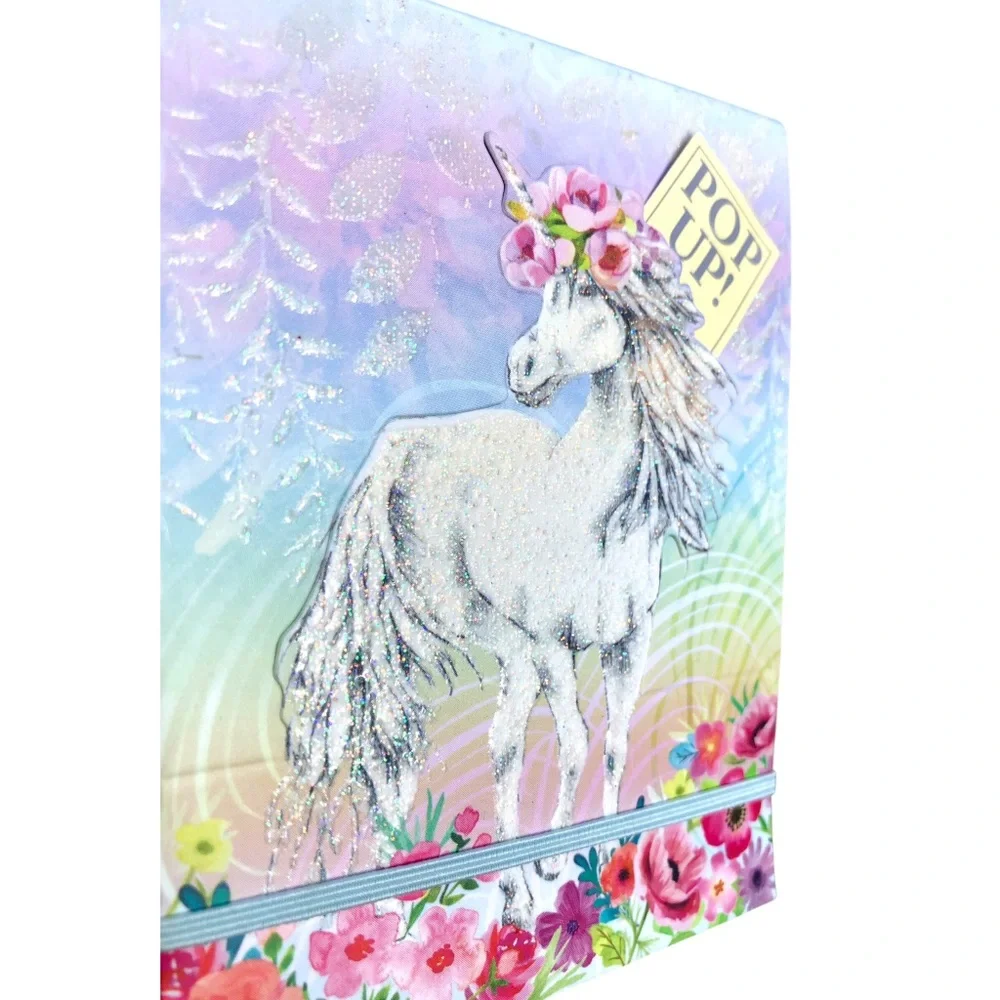 Punch Studio Unicorn Pop Up Bungee Mini Notepad (60751)